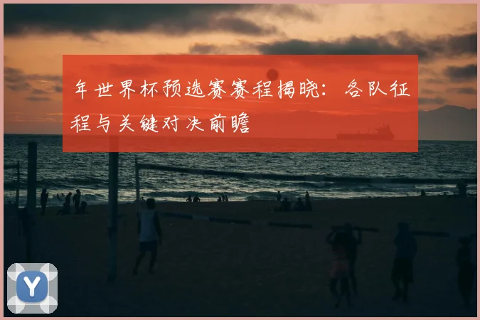 年世界杯预选赛赛程揭晓：各队征程与关键对决前瞻